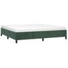 Estructura De Cama De Terciopelo Verde 200x200 Cm Vidaxl