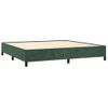 Estructura De Cama De Terciopelo Verde 200x200 Cm Vidaxl