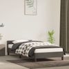 Estructura De Cama Con Cabecero Terciopelo Gris Oscuro 80x200cm Vidaxl