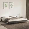 Estructura Cama Con Cabecero Terciopelo Gris Oscuro 200x200 Cm Vidaxl