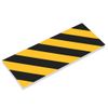 Protectores Pared 6 Uds Espuma Eva Amarillo Y Negro 50x10x2 Cm Vidaxl