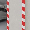 Protectores Pared 6 Uds Espuma Eva Rojo Y Blanco 50x20x2 Cm Vidaxl