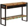 Mesa Consola Madera Maciza Reciclada 110x30x76 Cm Vidaxl