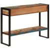 Mesa Consola Madera Maciza Reciclada 110x30x76 Cm Vidaxl