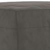 Banco De Terciopelo Gris Oscuro 100x35x41 Cm Vidaxl