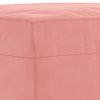 Banco De Terciopelo Rosa 100x35x41 Cm Vidaxl