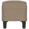 Banco De Tela De Microfibra Gris Taupe 100x35x41 Cm Vidaxl