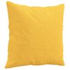 Cojines Decorativos 2 Uds Tela Amarillo Claro 40x40 Cm Vidaxl