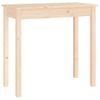 Mesa Consola Madera Maciza De Pino 80x40x75 Cm Vidaxl