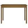 Mesa De Comedor Madera Maciza De Pino Marrón Miel 110x55x75 Cm Vidaxl