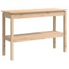 Mesa Consola Madera Maciza De Pino 110x40x75 Cm Vidaxl