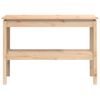 Mesa Consola Madera Maciza De Pino 110x40x75 Cm Vidaxl