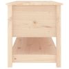 Mesa De Centro De Madera Maciza De Pino 102x49x55 Cm Vidaxl