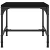 Mesa Auxiliar De Madera Contrachapada Negro 40x40x35 Cm Vidaxl