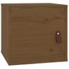 Armarios De Pared 2 Uds Madera Pino Marrón Miel 31,5x30x30 Cm Vidaxl