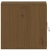 Armarios De Pared 2 Uds Madera Pino Marrón Miel 31,5x30x30 Cm Vidaxl