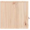 Armario De Pared De Madera Maciza De Pino 60x30x30 Cm Vidaxl