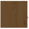 Armario De Pared Madera Maciza De Pino Marrón Miel 60x30x30 Cm Vidaxl