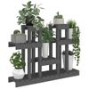 Soporte Para Plantas Madera Maciza Pino Gris 104,5x25x77,5 Cm Vidaxl