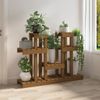 Soporte Para Plantas Madera Maciza Pino Miel 104,5x25x77,5 Cm Vidaxl