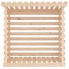 Leñero De Madera Maciza De Pino 108x73x108 Cm Vidaxl