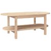 Mesa De Centro De Madera Maciza De Pino 110x55x45 Cm Vidaxl