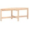 Mesa De Centro De Madera Maciza De Pino 118x63x45 Cm Vidaxl