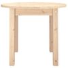 Mesa De Centro De Madera Maciza De Pino Ø 55x45 Cm Vidaxl