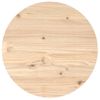 Mesa De Centro De Madera Maciza De Pino Ø 45x40 Cm Vidaxl