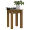 Mesa De Centro De Madera Maciza De Pino Marrón Miel Ø35x35 Cm Vidaxl