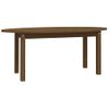 Mesa De Centro Madera Maciza De Pino Marrón Miel 110x55x45 Cm Vidaxl