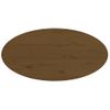 Mesa De Centro Madera Maciza De Pino Marrón Miel 80x40x35 Cm Vidaxl