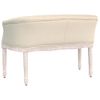 Banco De Lino Beige 98x56x69 Cm Vidaxl