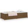 Sofá Cama De Madera Maciza De Pino Marrón Miel 80x200 Cm Vidaxl