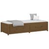 Sofá Cama Madera Maciza De Pino Marrón Miel 90x200 Cm Vidaxl