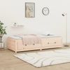 Sofá Cama De Madera Maciza De Pino 90x190 Cm Vidaxl