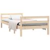 Estructura De Cama Sin Colchón Madera Maciza De Pino 90x200 Cm Vidaxl