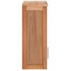 Armario De Baño Para Pared Madera Maciza De Nogal 42x23x60 Cm Vidaxl