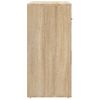 Aparador Madera Contrachapada Color Roble Sonoma 80x33x70 Cm Vidaxl