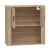 Armario De Pared Madera Contrachapada Roble Sonoma 80x33x80 Cm Vidaxl