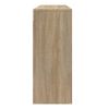 Armario De Pared Madera Contrachapada Roble Sonoma 80x33x80 Cm Vidaxl