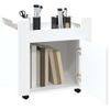 Carrito De Escritorio Madera Contrachapada Blanco 60x45x60 Cm Vidaxl