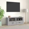 Mueble De Tv Madera Contrachapada Gris Sonoma 100x35x40 Cm Vidaxl