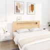 Mesitas De Noche De Pared 2 Uds Blanco 50x36x25 Cm Vidaxl