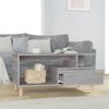 Mesa De Centro Madera Contrachapada Gris Sonoma 90x49x45 Cm Vidaxl