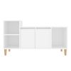 Mueble Para Tv Madera Contrachapada Blanco 100x35x55 Cm Vidaxl