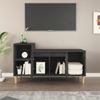 Mueble Para Tv Madera Contrachapada Negro 100x35x55 Cm Vidaxl