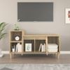 Mueble Para Tv Madera Contrachapada Roble Sonoma 100x35x55 Cm Vidaxl