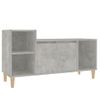 Mueble Para Tv Madera Contrachapada Gris Hormigón 100x35x55 Cm Vidaxl