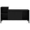 Mueble Para Tv Madera Contrachapada Negro 100x35x55 Cm Vidaxl